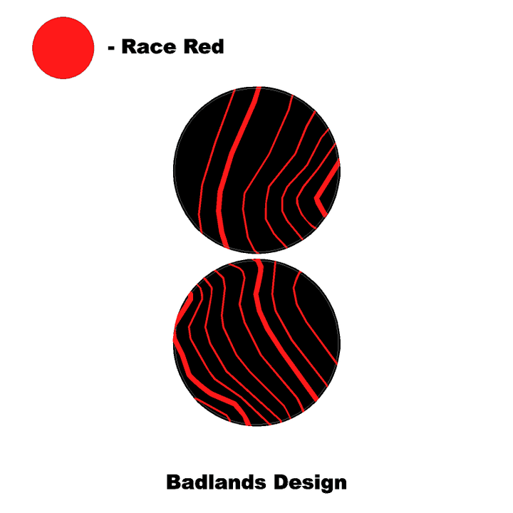 1966 Topographic Shifter Plate (Printed Series + Acrylic) - 2021+ Bronco