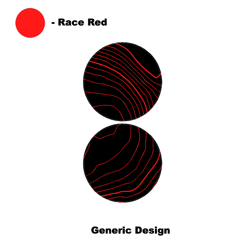 Topo Cup Holder Inserts (Printed Series + Acrylic) - 2021+ Bronco