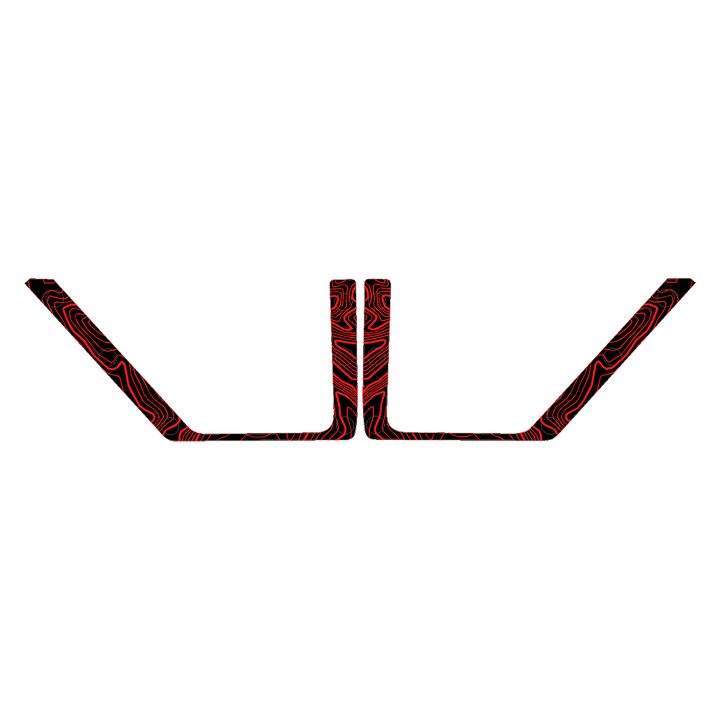 Topo Rear Door Net Trim Overlay Kit (Printed Series) - 2021+ Bronco