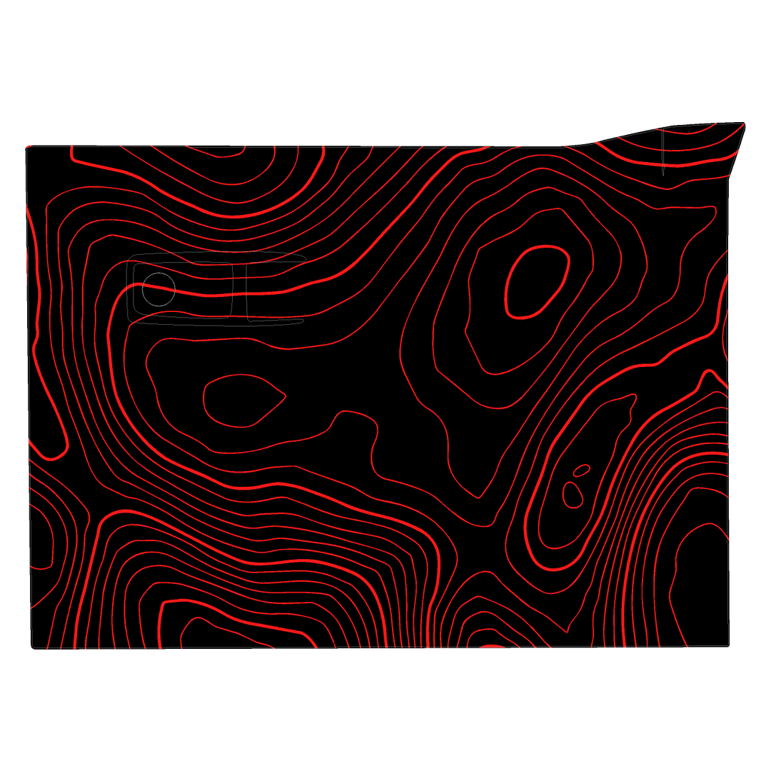 Topo Glovebox Overlay Kit (Printed Series) - 2021+ Bronco