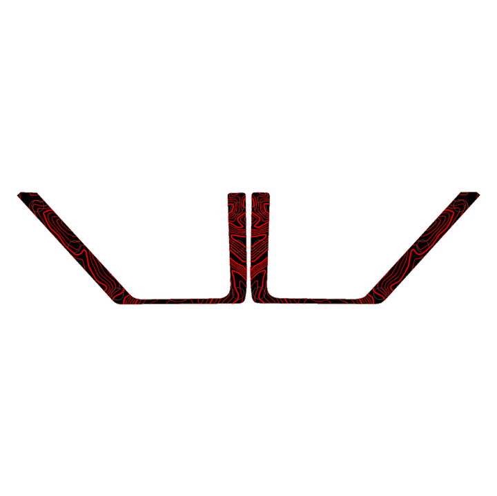 Topo Rear Door Net Trim Overlay Kit (Printed Series) - 2021+ Bronco