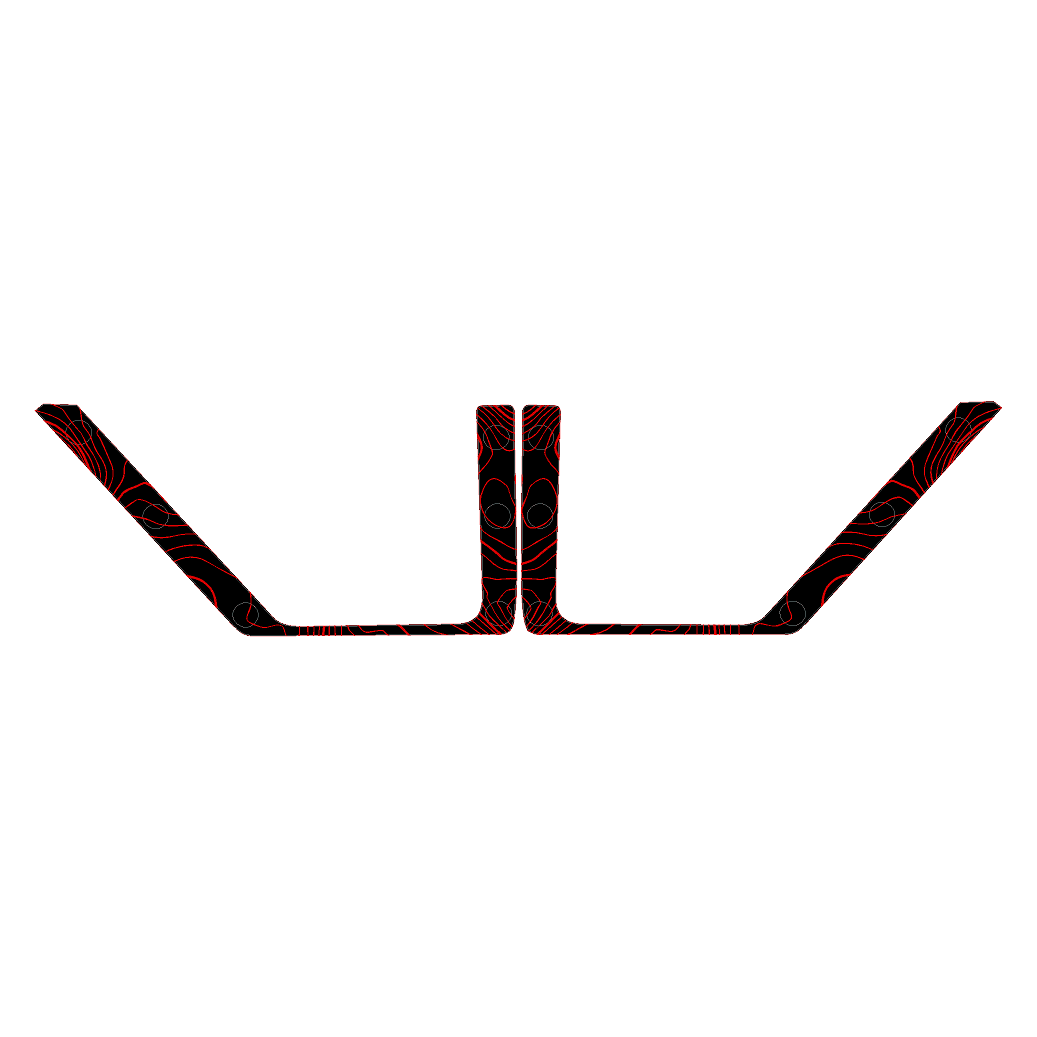 Topo Rear Door Net Trim Overlay Kit (Printed Series) - 2021+ Bronco