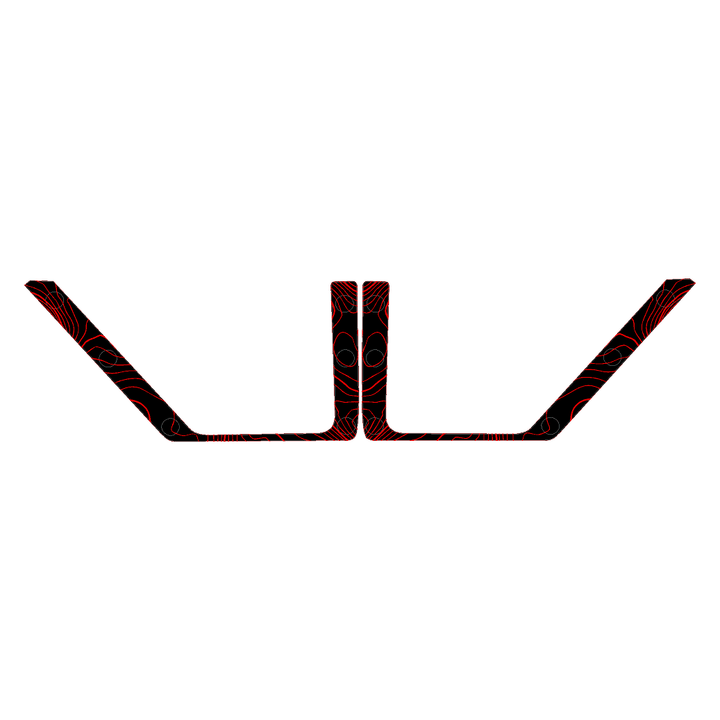 Topo Rear Door Net Trim Overlay Kit (Printed Series) - 2021+ Bronco