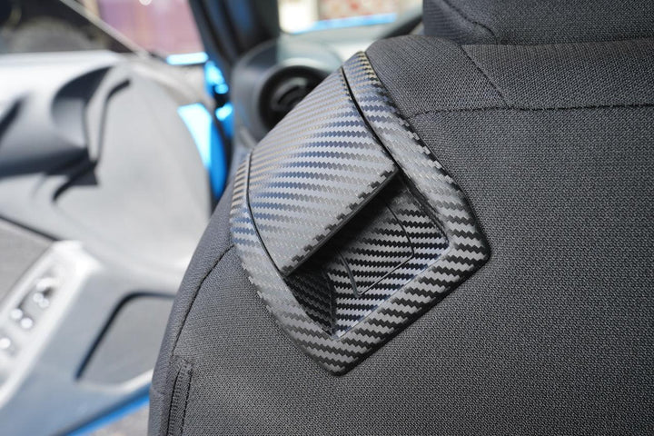 Rear Seat Access 3D Carbon Overlays (Left / Right Pair) - 2022+ BRZ / GR86