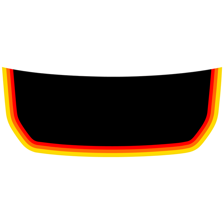 Retro Stripes Hood Overlay (Matte or Gloss) - 2021+ Bronco
