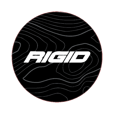 Rigid 360 Series 4" Light Cover Topo Overlays - Universal