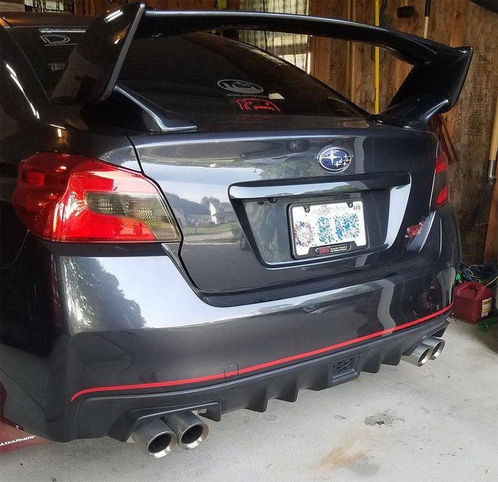 S207 JDM Style Rear Bumper Pinstripe fits 2015-2021 WRX / STI