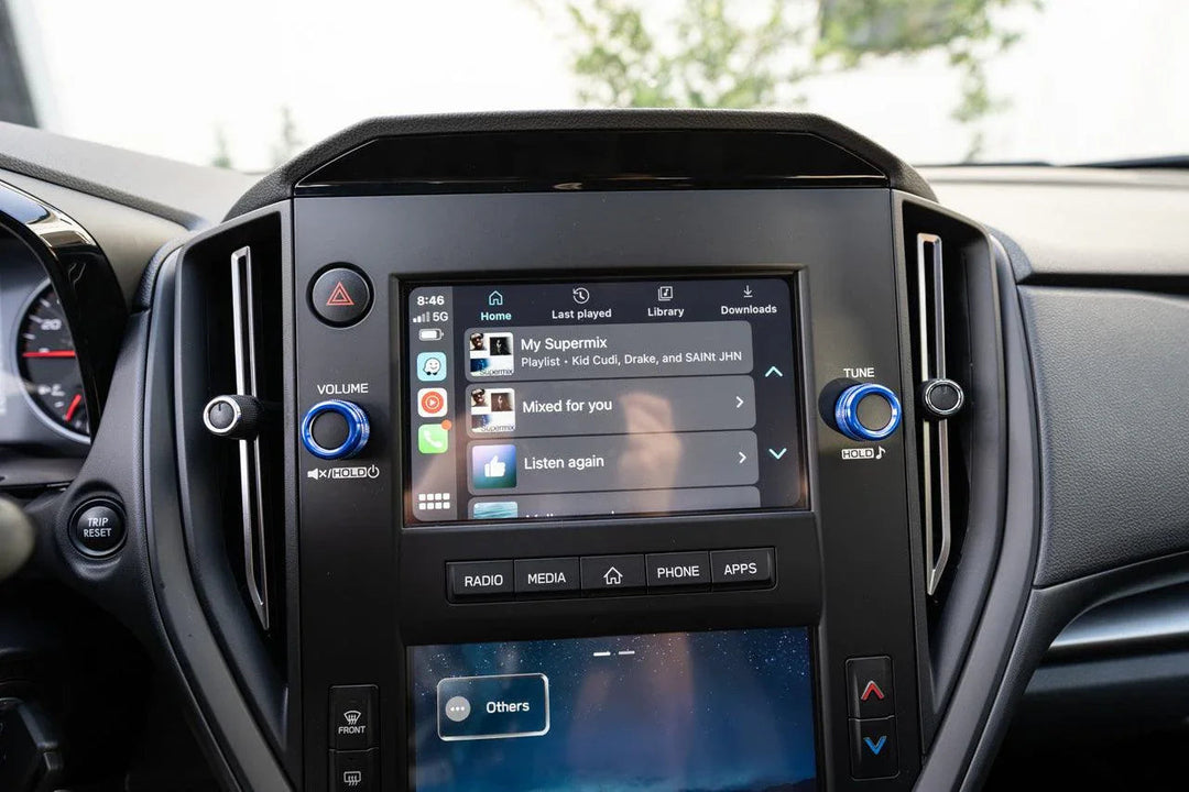 SFB CNC Radio Knobs fits 2022+ Subaru WRX