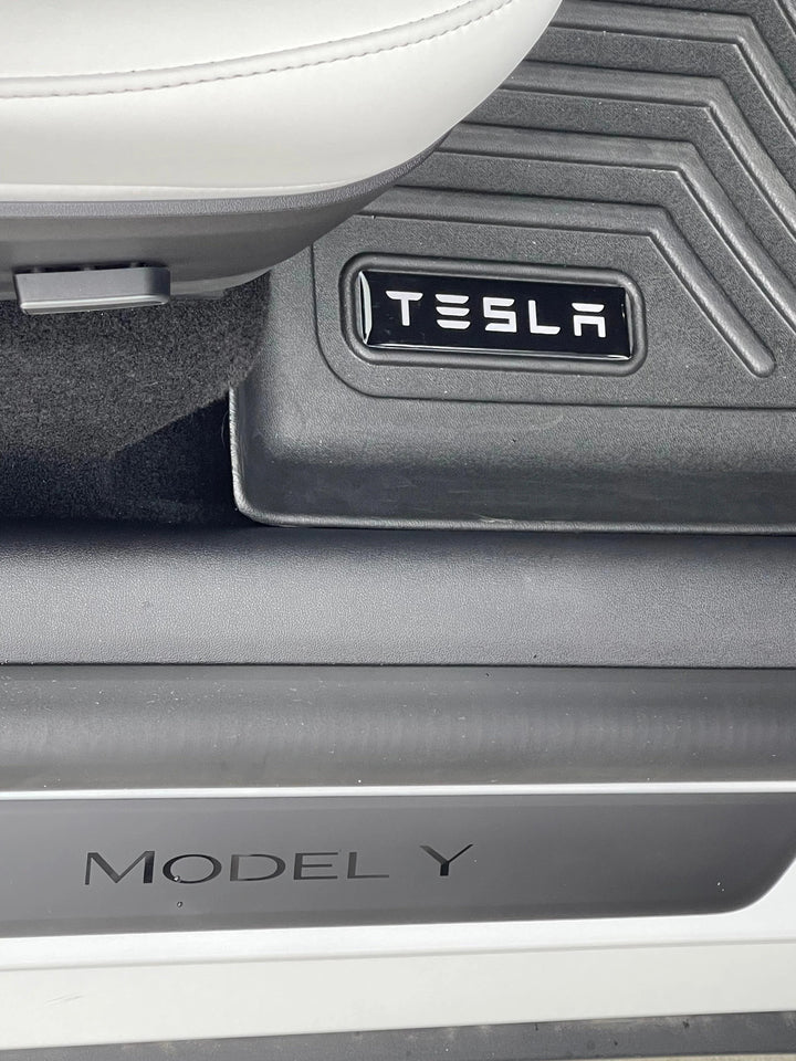 Single Tesla Logo Emblem for Weathertech All Weather Floor Mats (Model S, Model X, Model 3, Model Y)