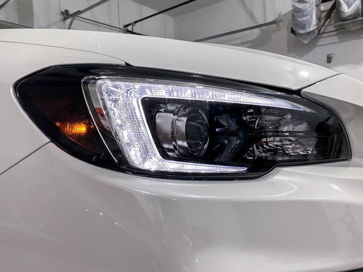 Smoked or Black Out Headlight Overlays V2 - 2015-2021 WRX / STI