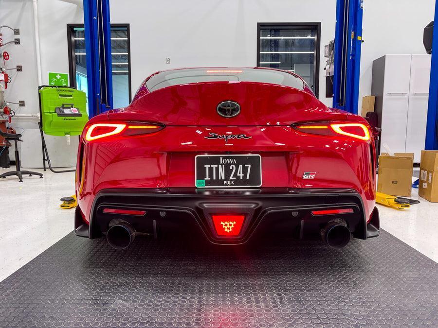Smoked or Red Aftermarket F1 Overlay - 2020+ Supra
