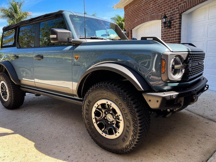 Smoked Sidemarker Overlays (Front and Rear) - 2021+ Bronco (w/ LED Taillights)