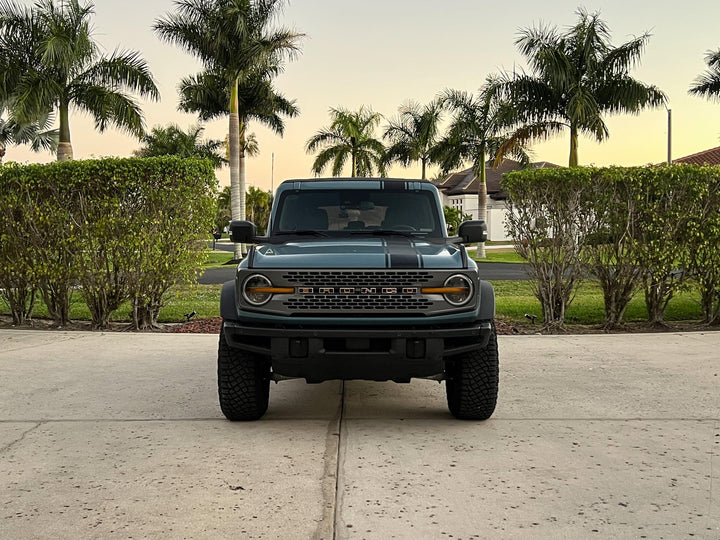 Smoked Signature DRL Bar Overlays - 2021+ Bronco (Signature Headlights)