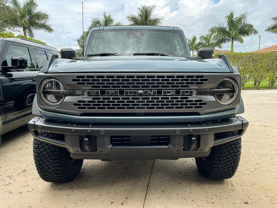 Smoked Signature DRL Bar Overlays - 2021+ Bronco (Signature Headlights)