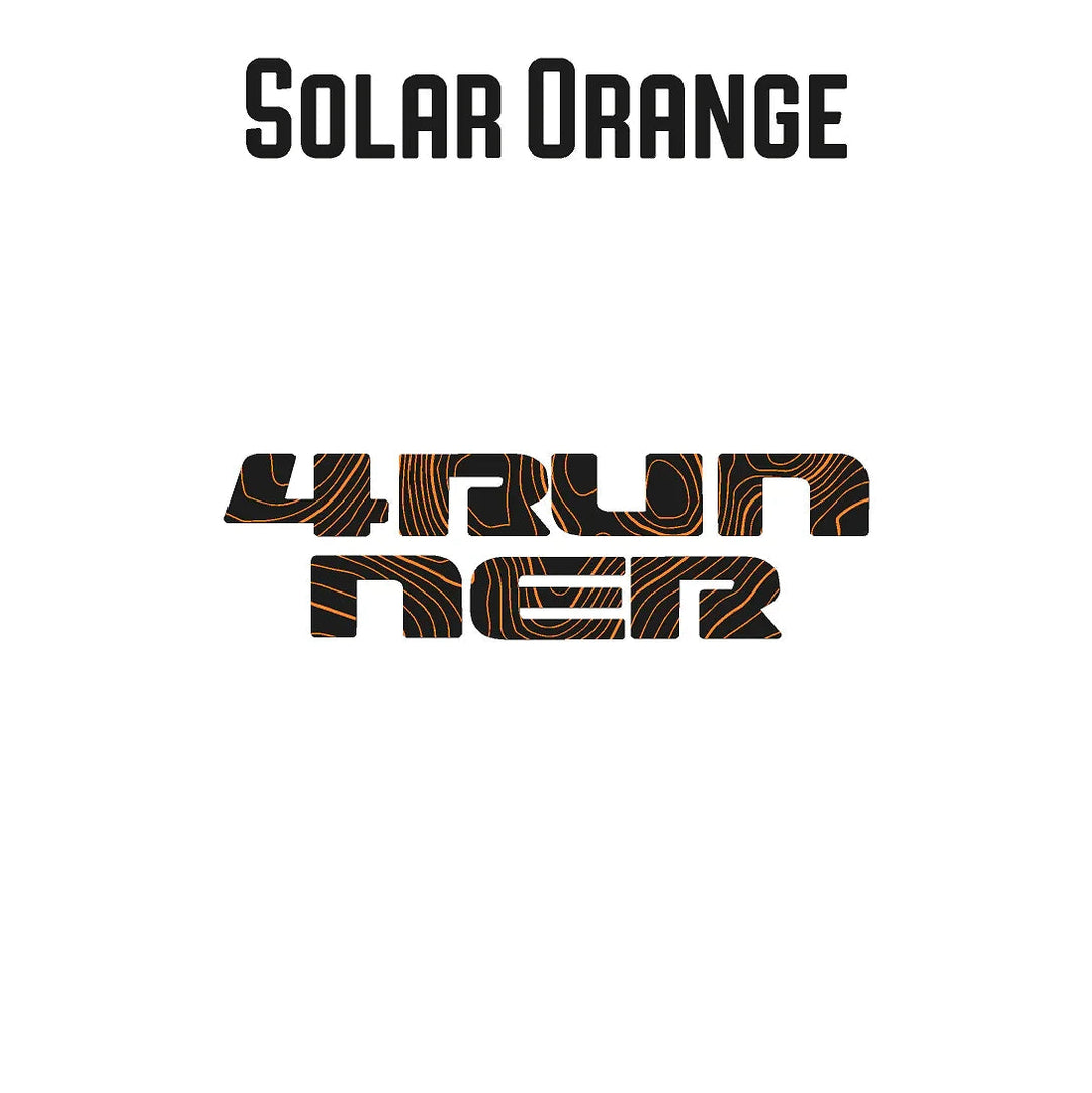 4RUNNER Topographic Rear Liftgate Emblem Overlays - 2025+ 4Runner