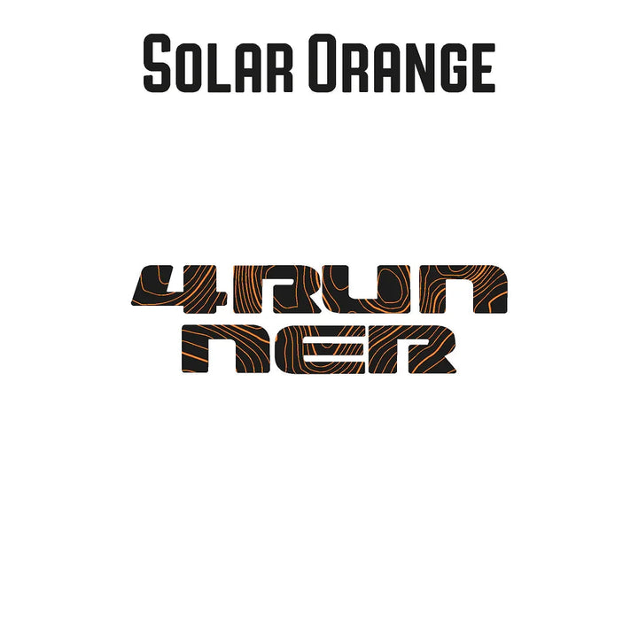 4RUNNER Topographic Rear Liftgate Emblem Overlays - 2025+ 4Runner