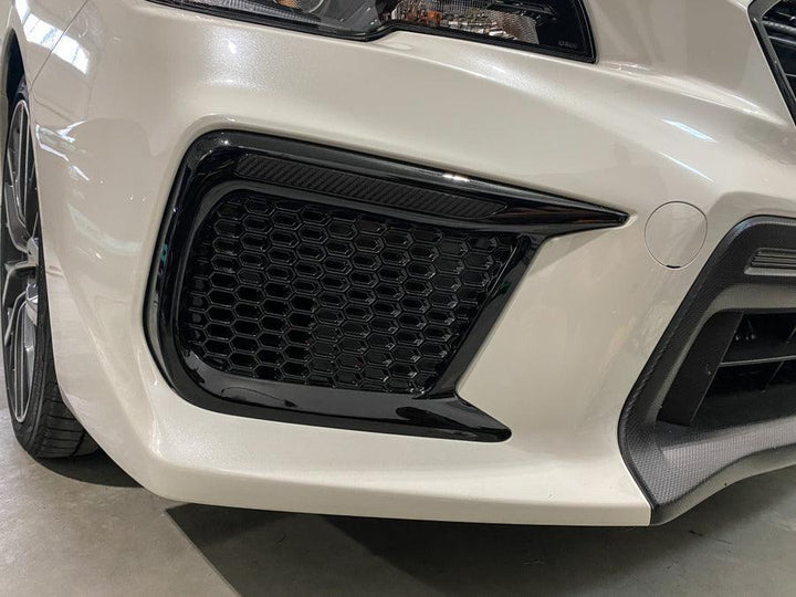 Special Edition Dark Smoke Carbon Fiber JDM DRL Bezel Overlays - 2018-2021 WRX / STI