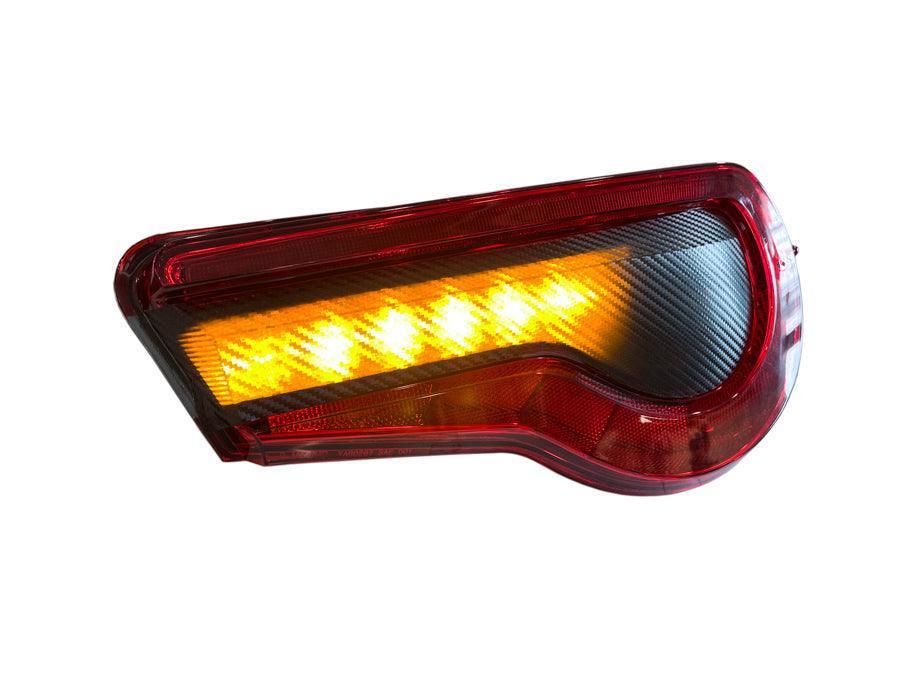 Special Edition Dark Smoke Carbon Fiber Tail Light Overlays - 2017-2021 Toyota 86 / Subaru BRZ