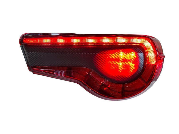 Special Edition Dark Smoke Carbon Fiber Tail Light Overlays - 2017-2021 Toyota 86 / Subaru BRZ