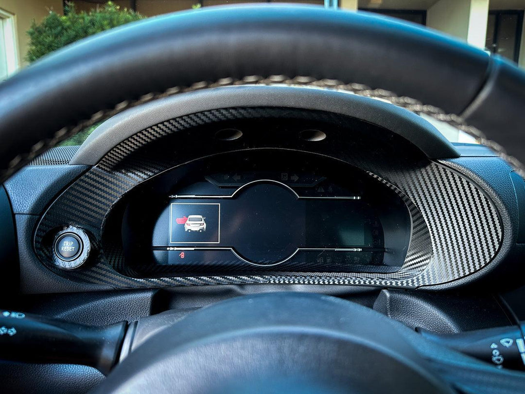 Speedometer Cluster 3D Carbon Overlay (5 Pieces) - 2022+ BRZ / GR86