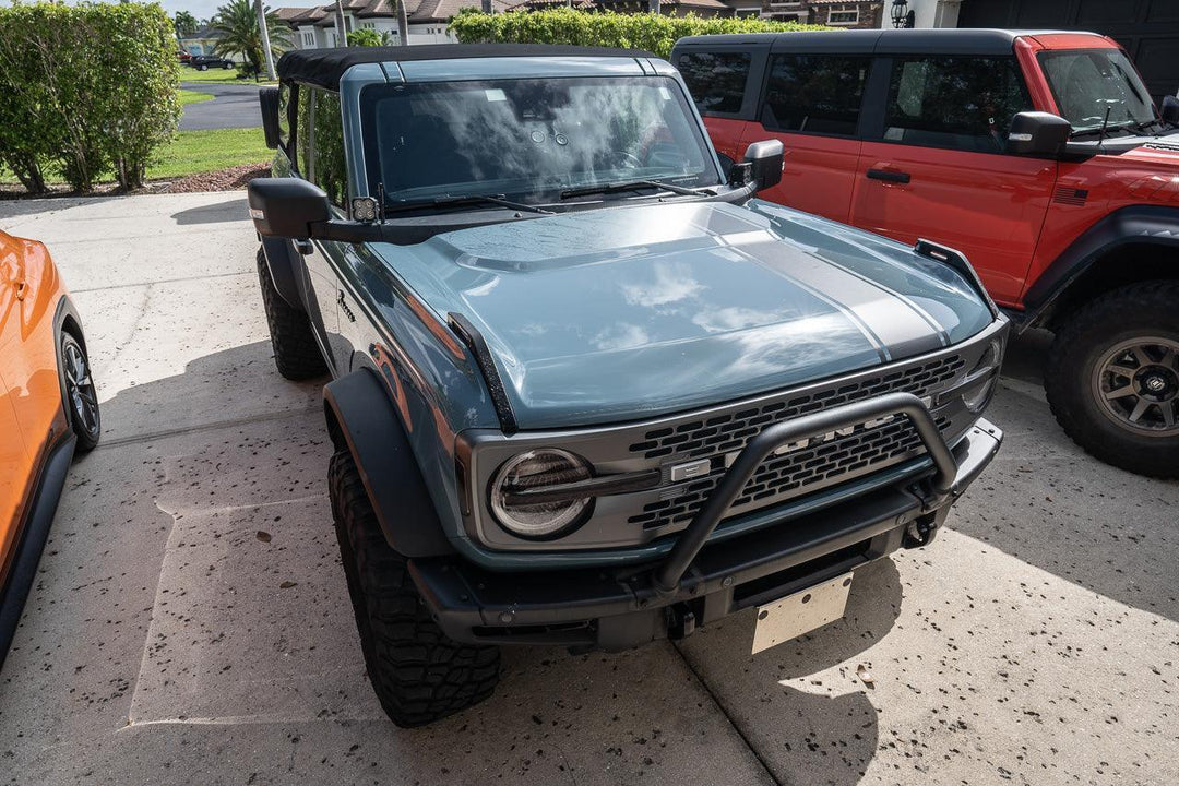 Stealth Clear Badlands Topographic Map Hood Overlay - 2021+ Bronco