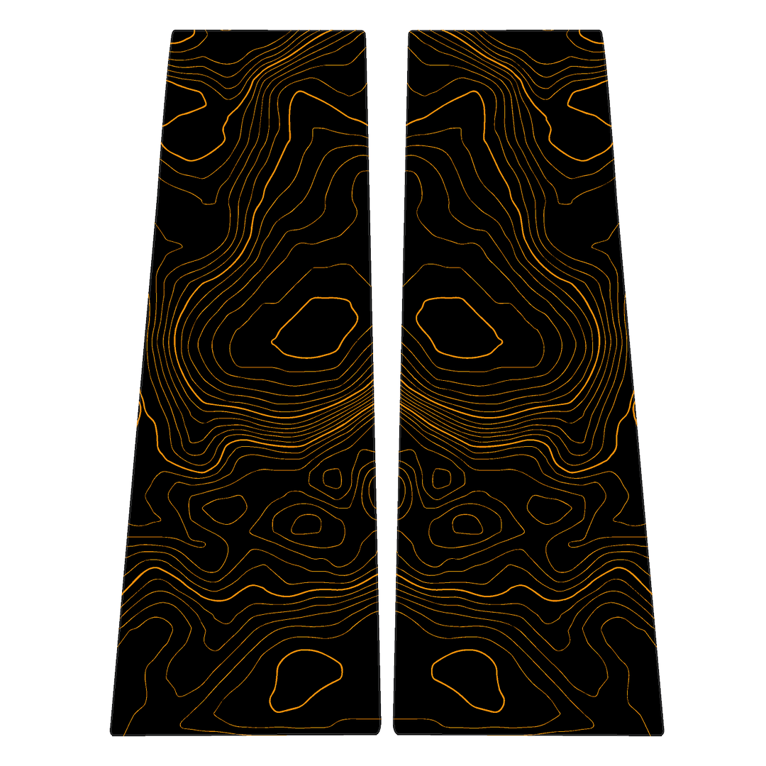 Topographic B Pillar Overlays - 2024+ Ranger