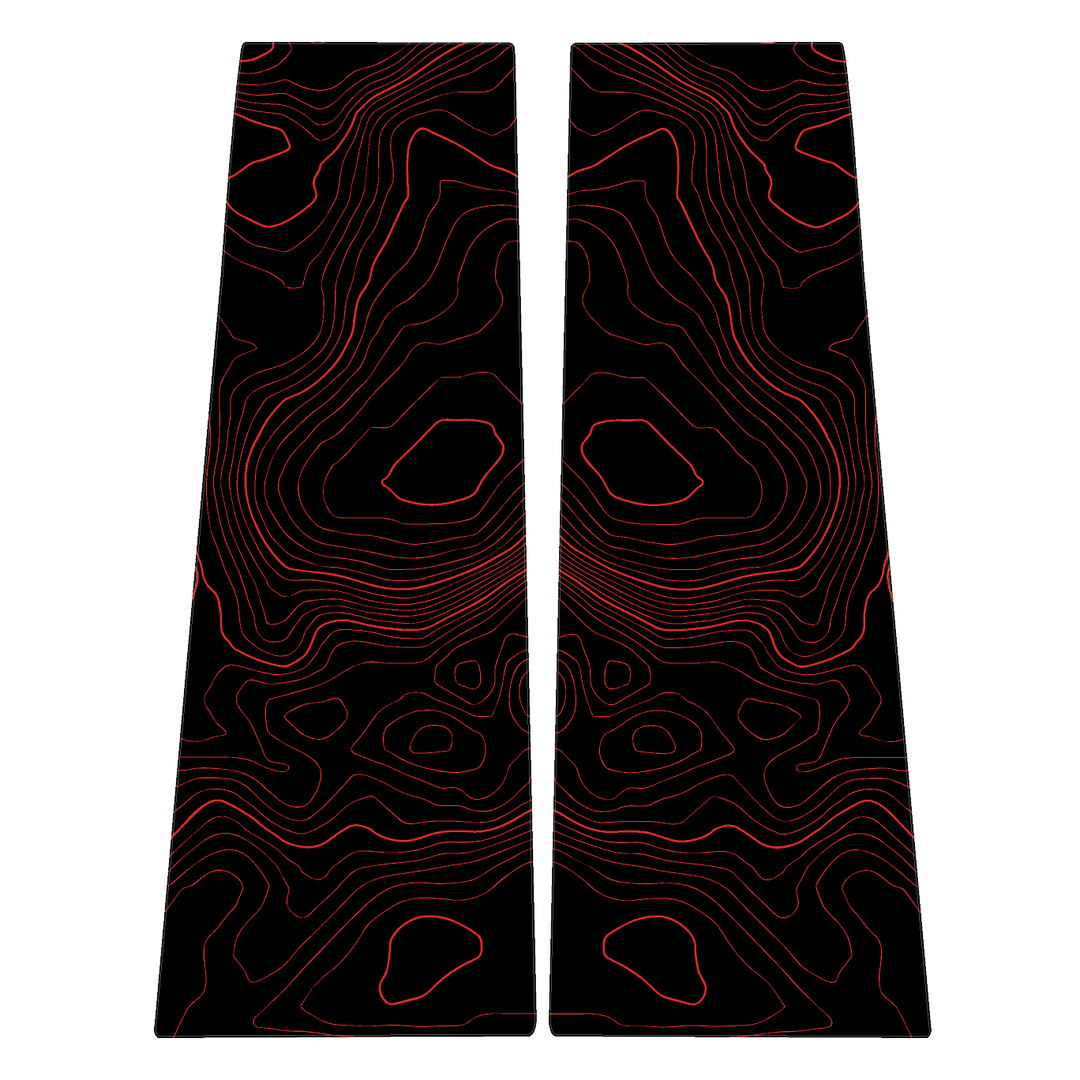 Topographic B Pillar Overlays - 2024+ Ranger