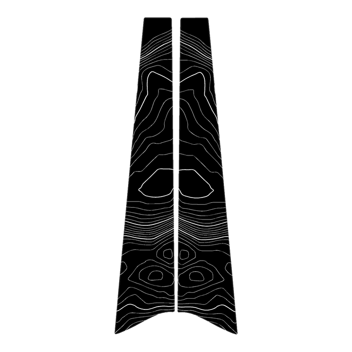 Topographic B Pillar Overlays - 2024+ Ranger