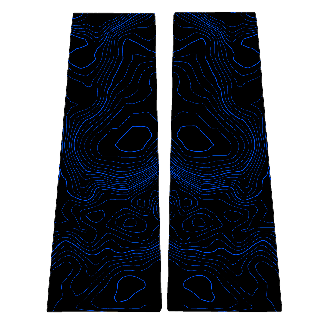 Topographic B Pillar Overlays - 2024+ Ranger