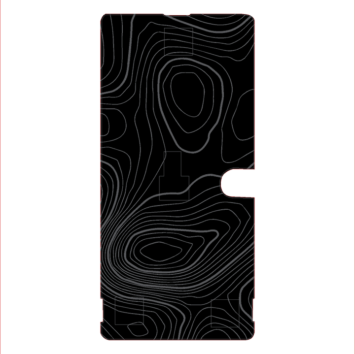 Topo Fuse Box Cover Overlay - 2021+ Bronco / 2024+ Ranger