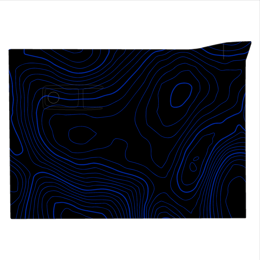 Topo Glovebox Overlay Kit (Printed Series) - 2021+ Bronco