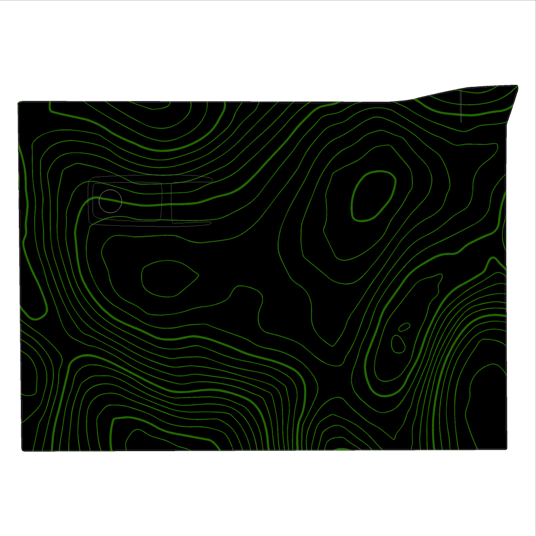 Topo Glovebox Overlay Kit (Printed Series) - 2021+ Bronco