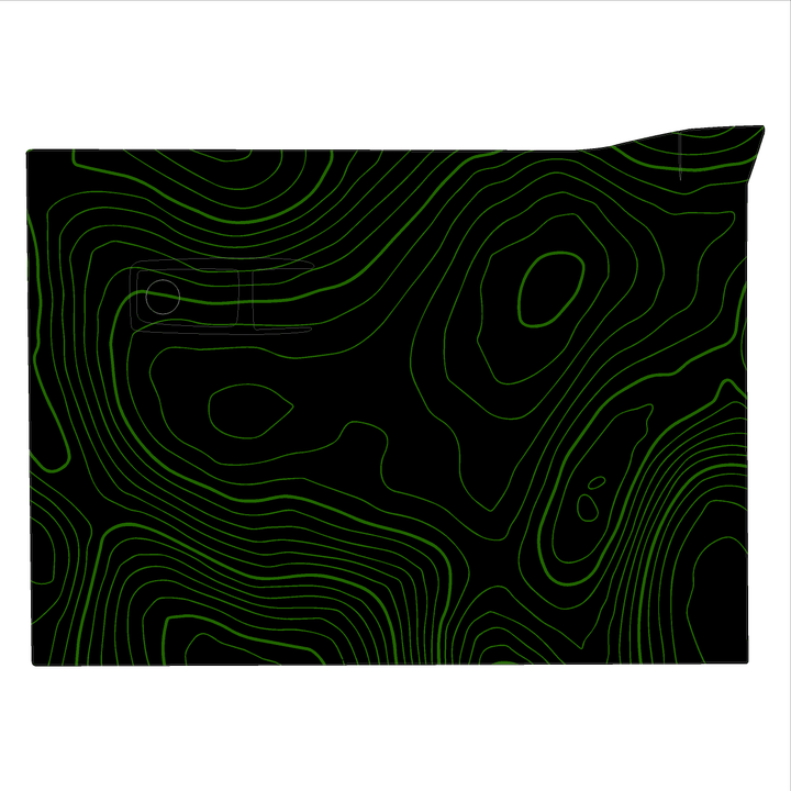 Topo Glovebox Overlay Kit (Printed Series) - 2021+ Bronco