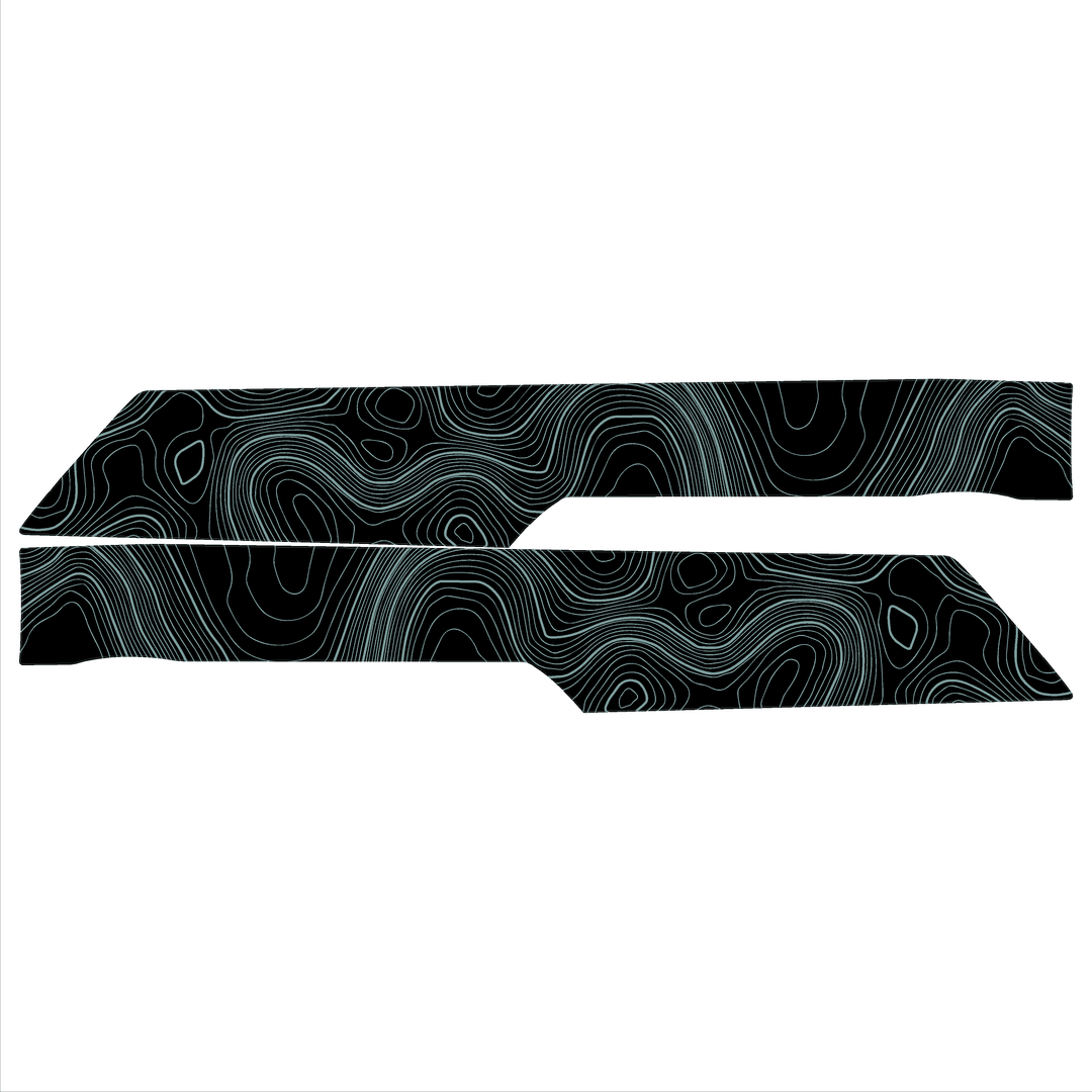 Topo Understeering Panel Overlay (Printed Series) - 2021-2022 Bronco (Type A)