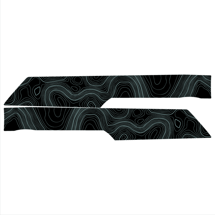 Topo Understeering Panel Overlay (Printed Series) - 2021-2022 Bronco (Type A)