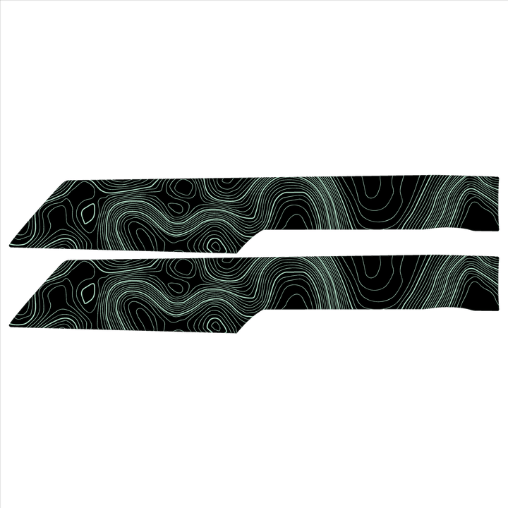 Topo Understeering Panel Overlay (Printed Series) - 2021-2022 Bronco (Type A)