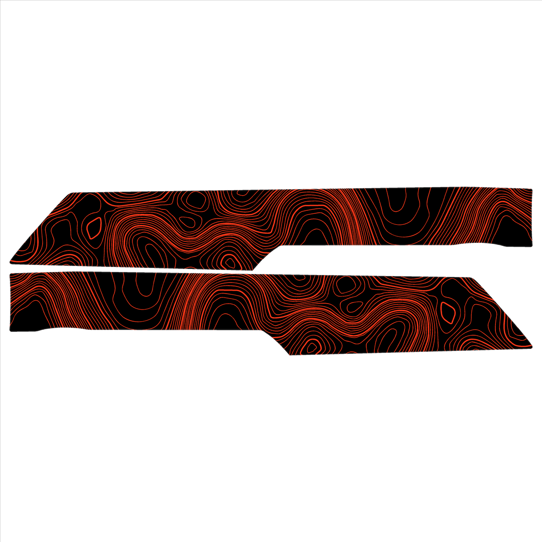 Topo Understeering Panel Overlay (Printed Series) - 2021-2022 Bronco (Type A)