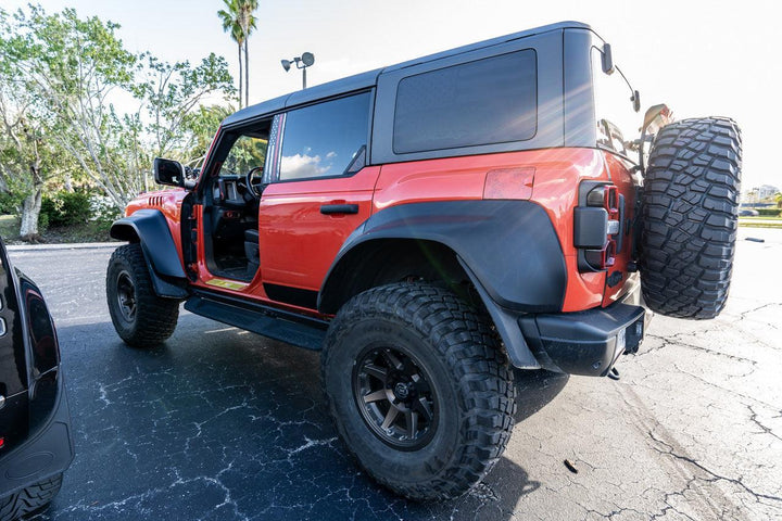 Topo Rear Window Triangle Overlay (Printed Series) - 2021+ Bronco 4 Door