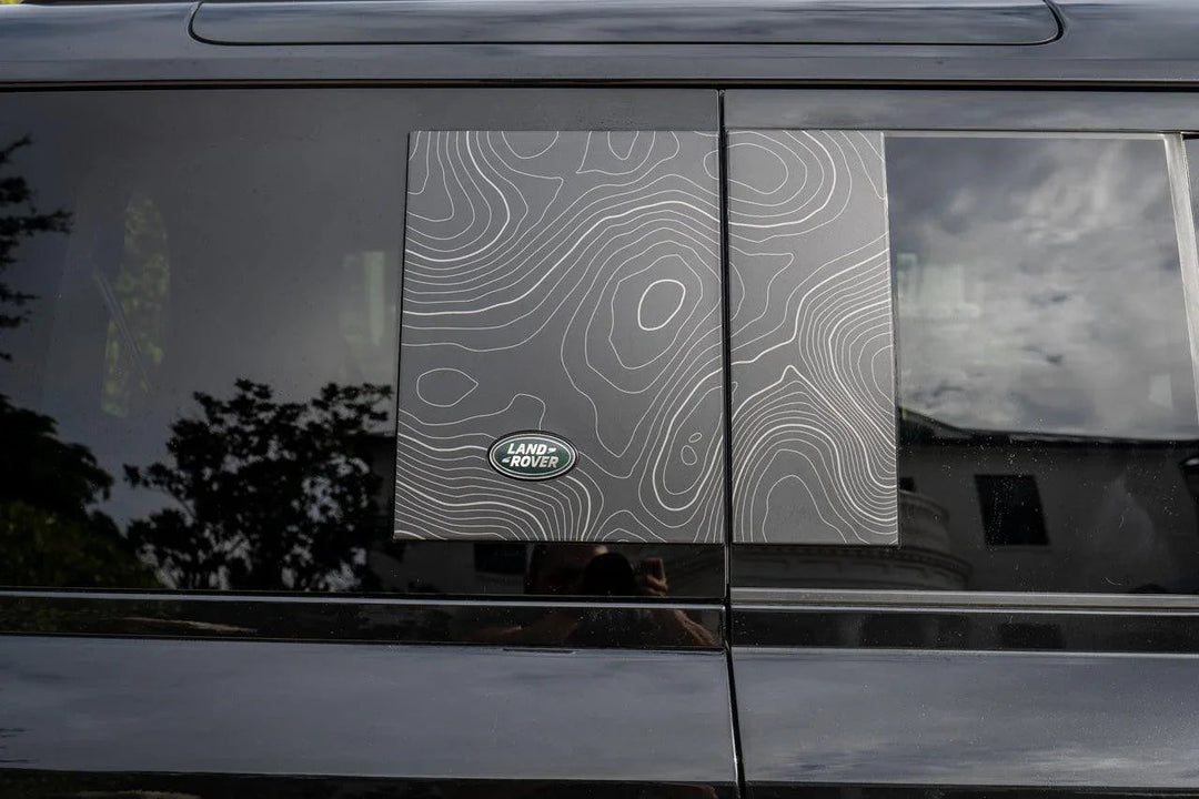 Topo Side Window Panel Overlays - 2020+ Land Rover Defender 110 / 130