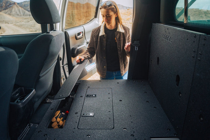Toyota Tacoma 2005-2023 2nd and 3rd Gen Double Cab - Second Row Seat Delete Plate System