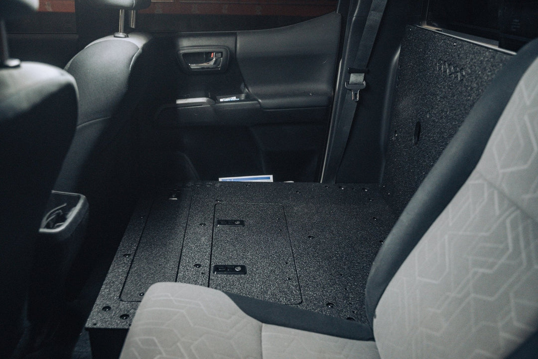Toyota Tacoma 2005-2023 2nd and 3rd Gen Double Cab - Second Row Seat Delete Plate System