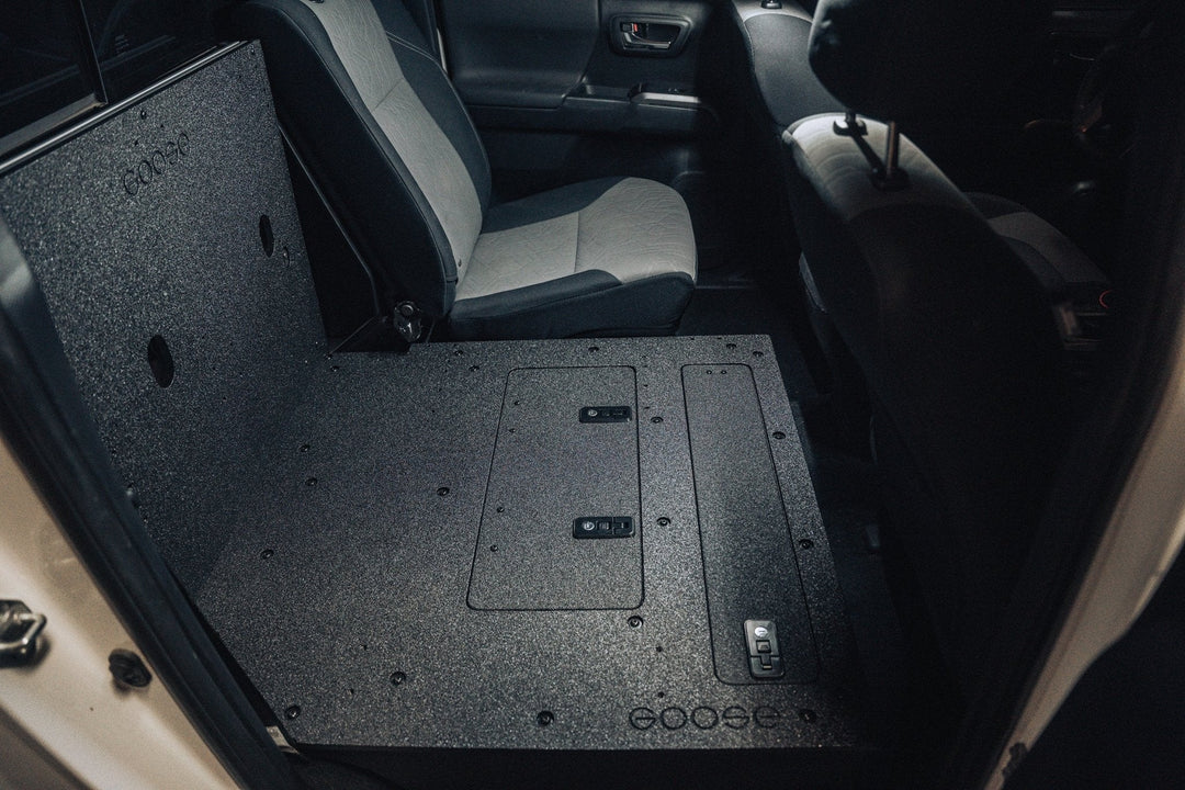 Toyota Tacoma 2005-2023 2nd and 3rd Gen Double Cab - Second Row Seat Delete Plate System