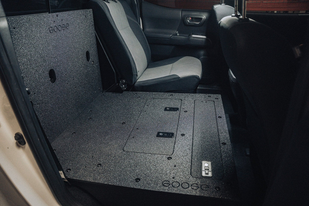 Toyota Tacoma 2005-2023 2nd and 3rd Gen Double Cab - Second Row Seat Delete Plate System