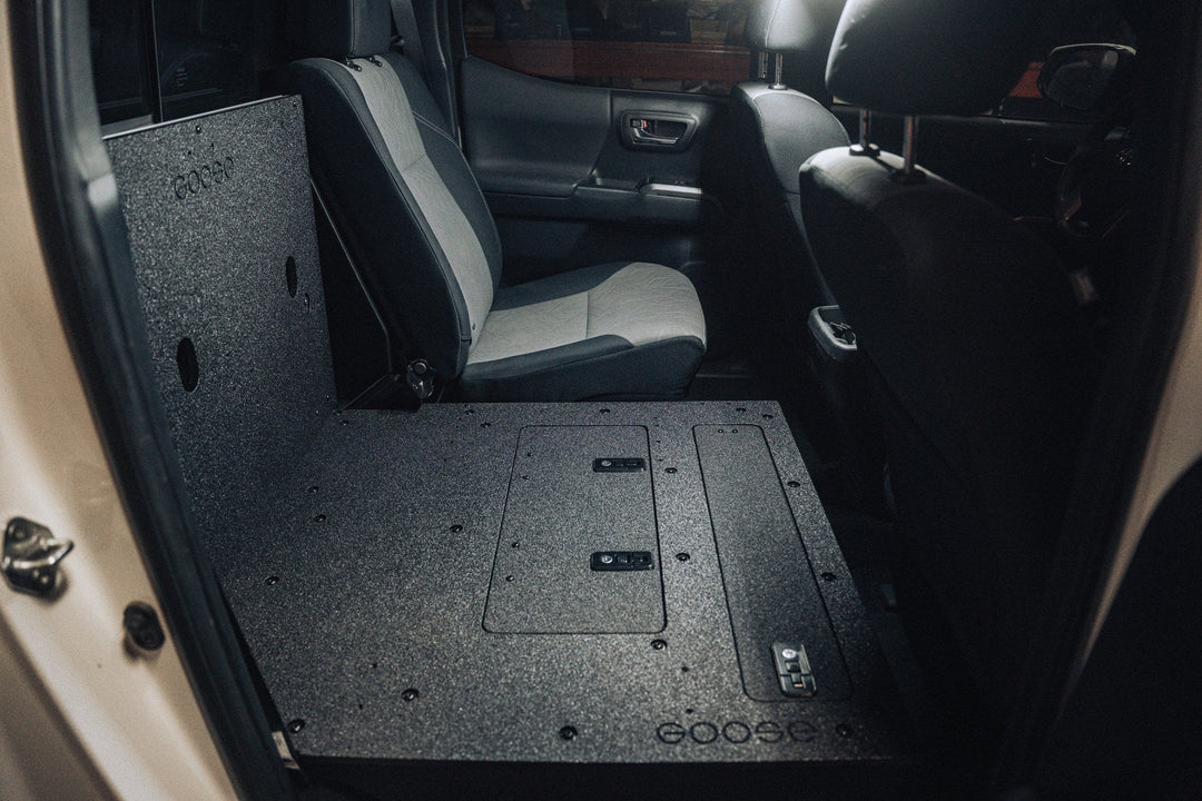 Toyota Tacoma 2005-2023 2nd and 3rd Gen Double Cab - Second Row Seat Delete Plate System