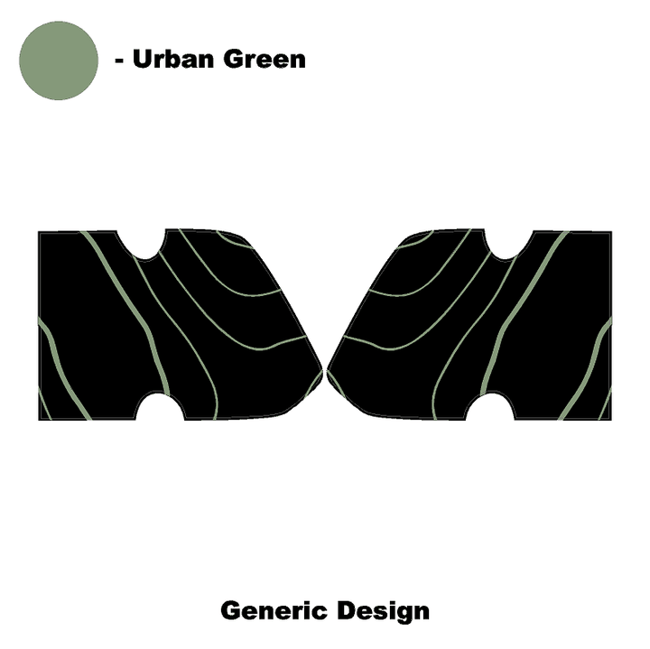 Interior Door Cup Protector Kit - 2021+ Bronco