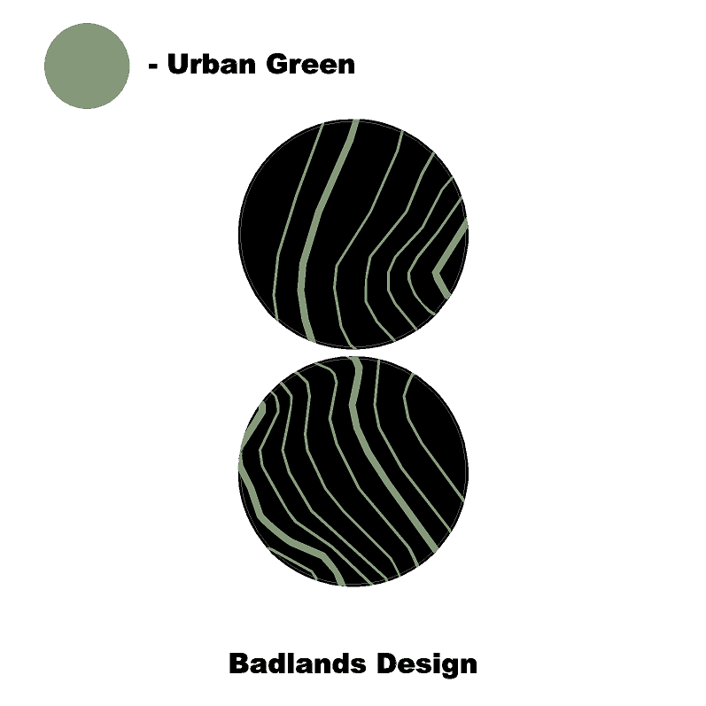 Topo Cup Holder Inserts (Printed Series + Acrylic) - 2021+ Bronco