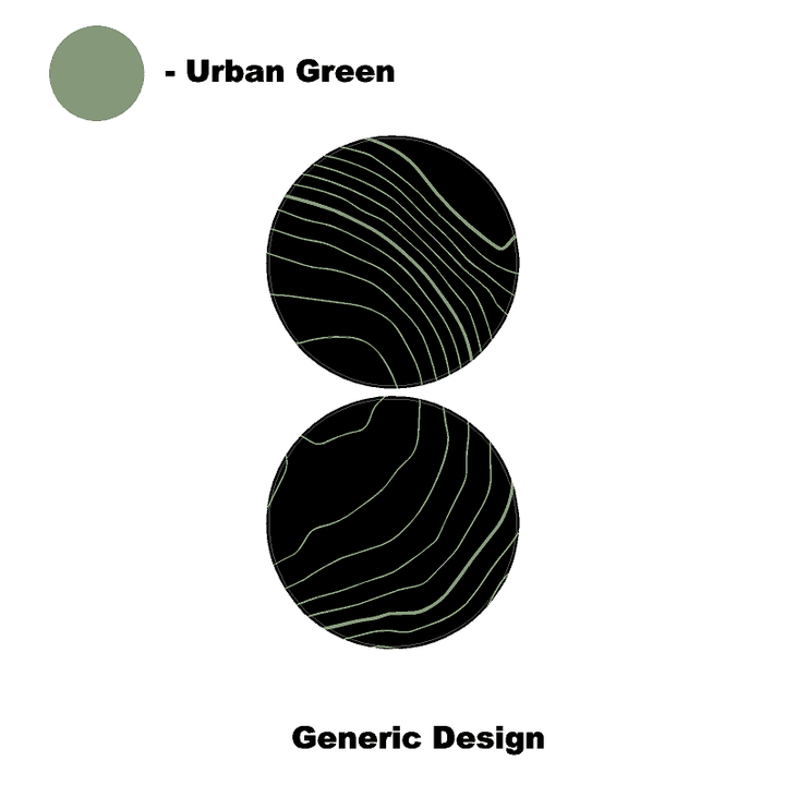 Topo Cup Holder Inserts (Printed Series + Acrylic) - 2021+ Bronco