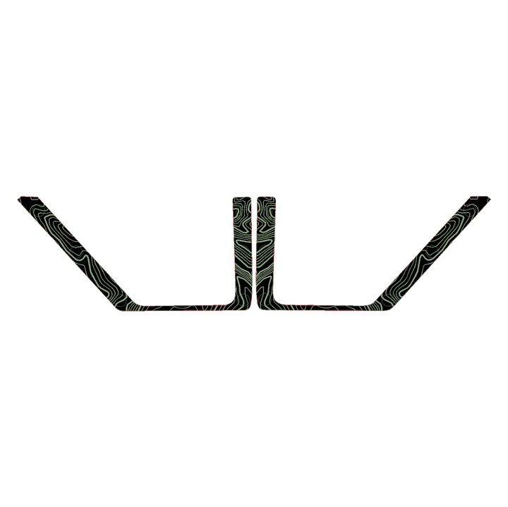 Topo Front Door Net Trim Overlay Kit (Printed Series) - 2021+ Bronco