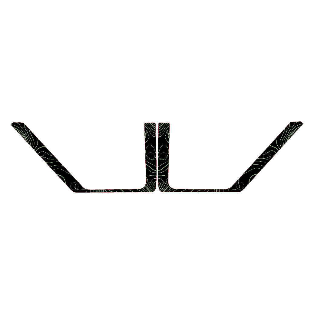 Topo Front Door Net Trim Overlay Kit (Printed Series) - 2021+ Bronco