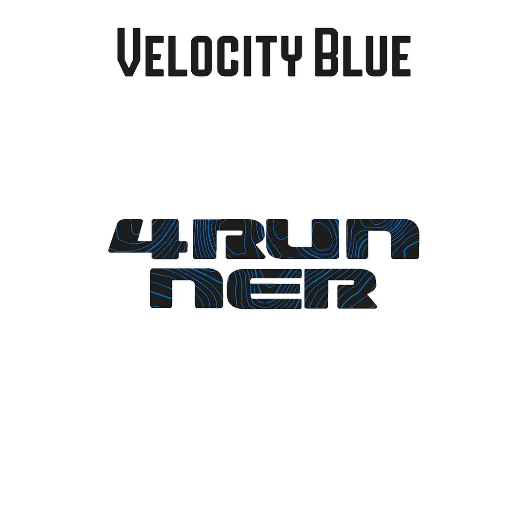 4RUNNER Topographic Rear Liftgate Emblem Overlays - 2025+ 4Runner